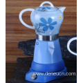 Electric porcelain espresso moka coffee maker